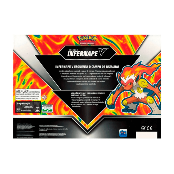 verso caixa infernape pokemon