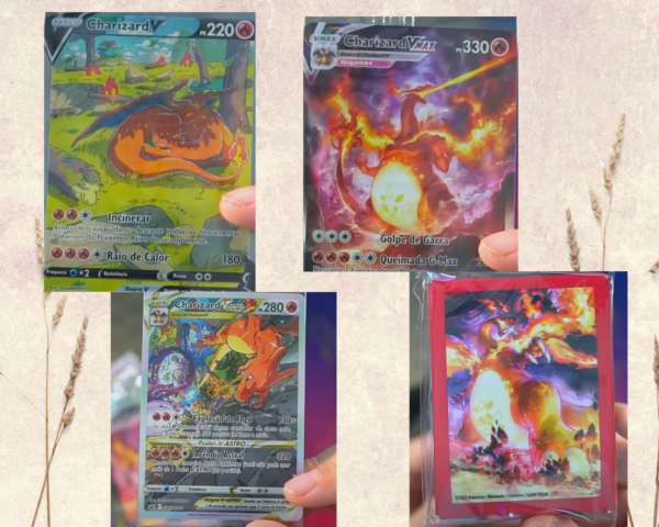 box premium charizard cartas