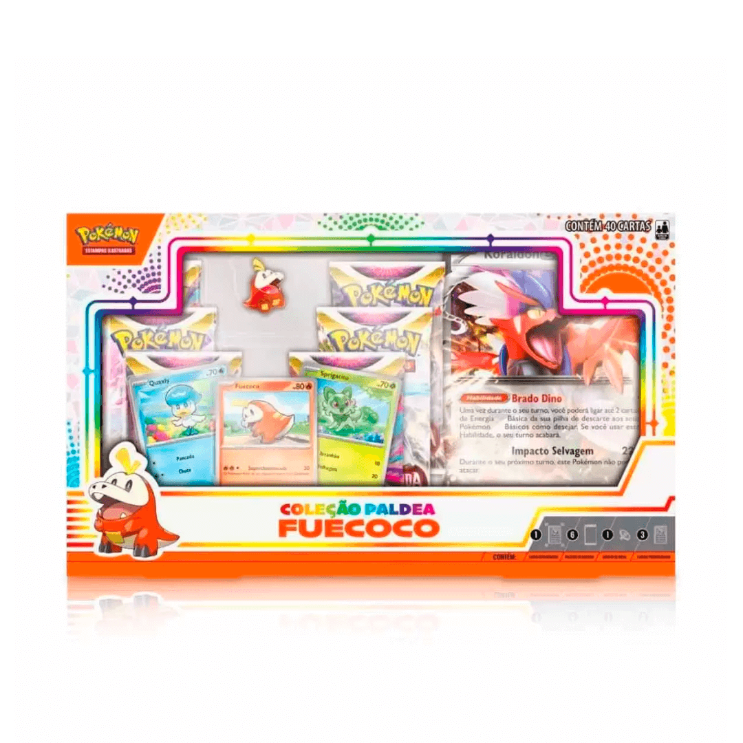 Pokémon Box Coleção Lendária Pikachu Ex - supe