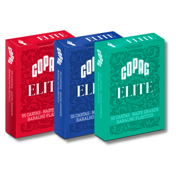 Copag Elite Azul, Verde e Vermelho