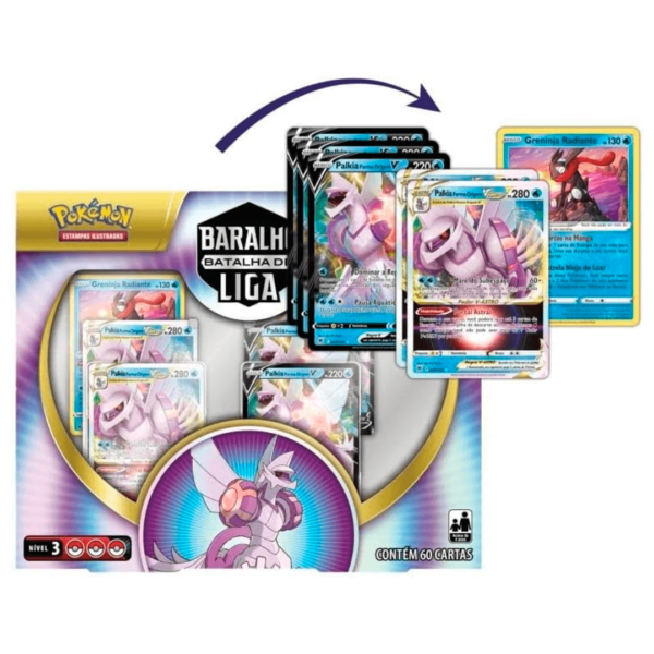 Box Baralho Batalha De Liga Palkia V-astro Pokemon cartas