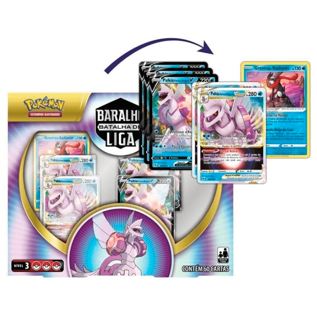 Box Batalha De Liga Palkia V-astro Pokemon TCG