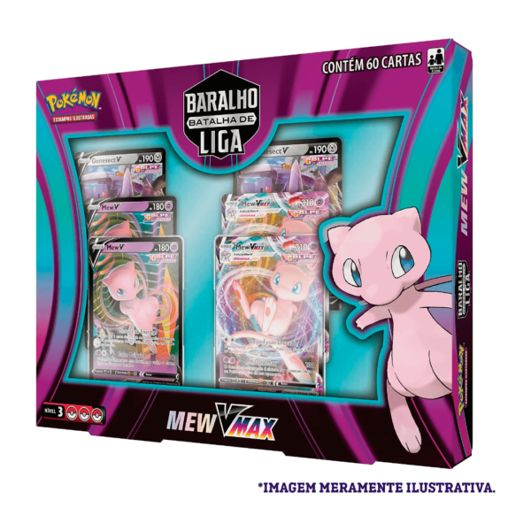 Box Pokémon Mew Vmax caixa principal