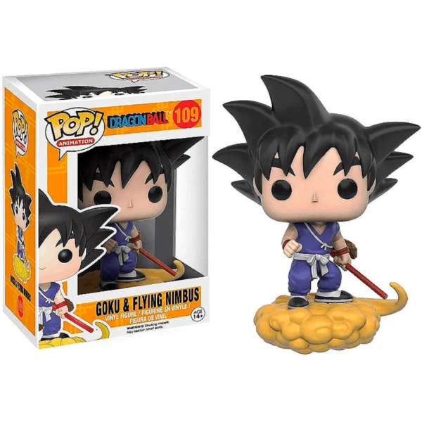 Funko Pop - Goku e a nuvem voadora 109 funko e caixa