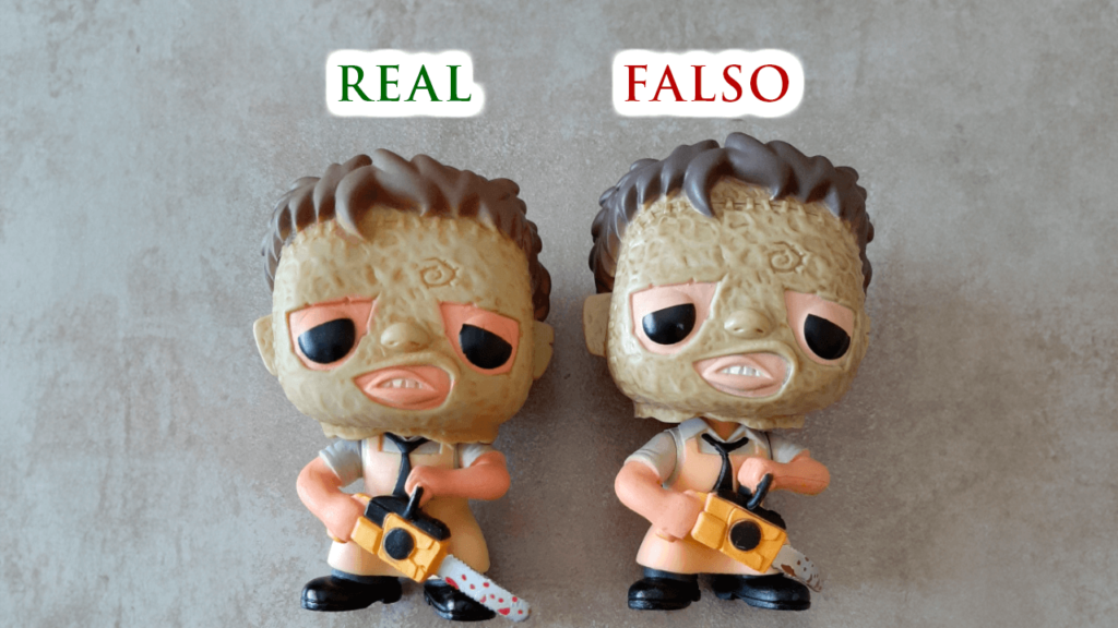 Funko pop original e falso