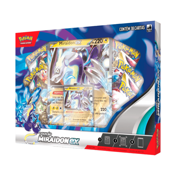 box pokemon Miraidon ex caixa diagonal