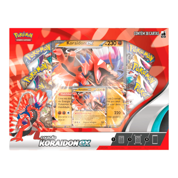 box pokemon koraidon ex caixa