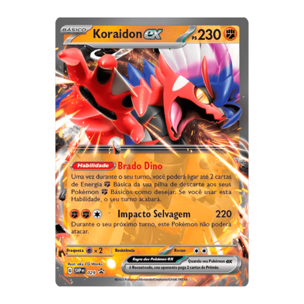 carta pokemon koraidon ex