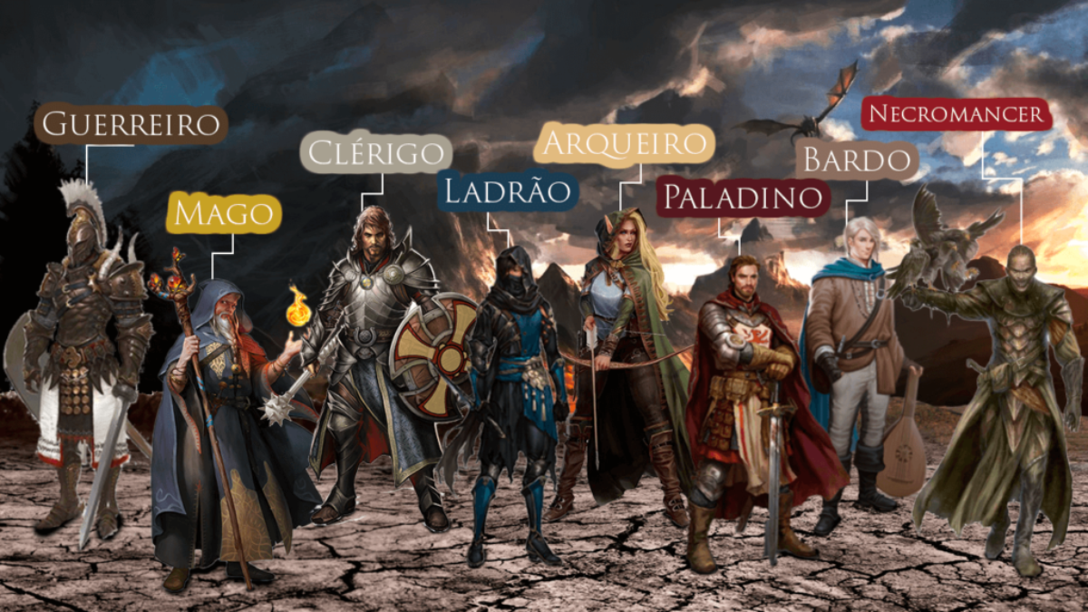 Classes de RPG: como escolher seu personagem