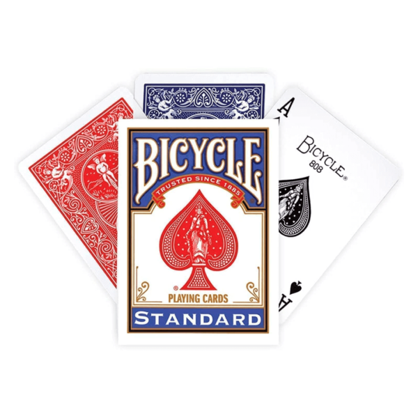 baralho bicycle azul caixa backcard e cartas