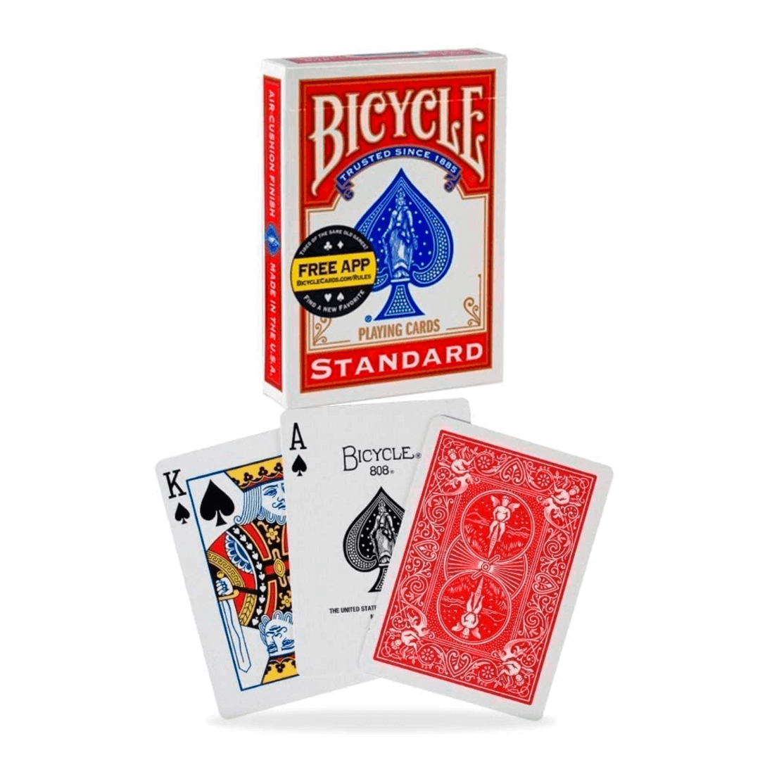 Kit 2 Baralho Bicycle Standard Azul e Vermelho Jogos de Cartas - Chic  Outlet - Economize com estilo!