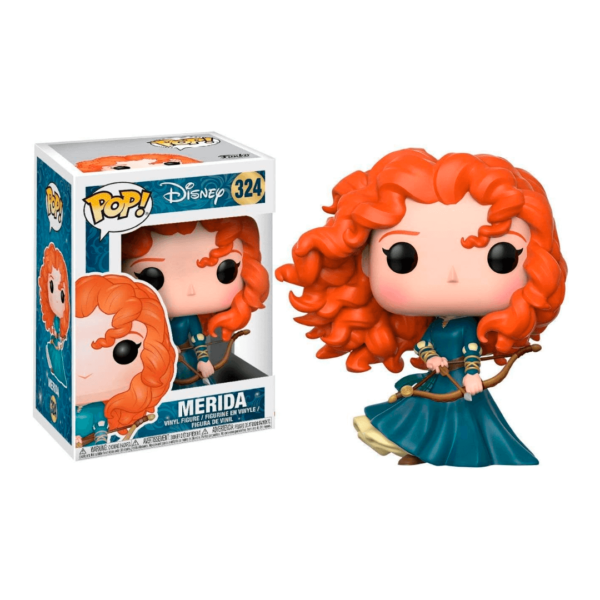 Funko Pop Merida 324 fundo branco boneco e caixa