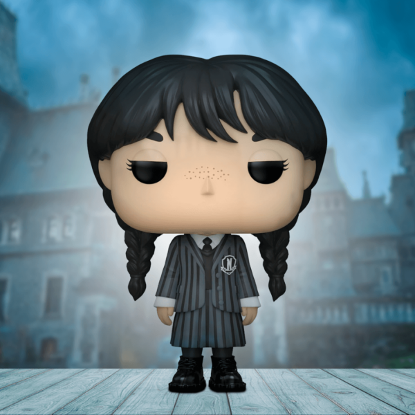 Funko Pop Wandinha Addams 1309 cenario