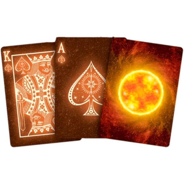 Baralho Stargazer Sunspot Cartas Reis, A's e backcard