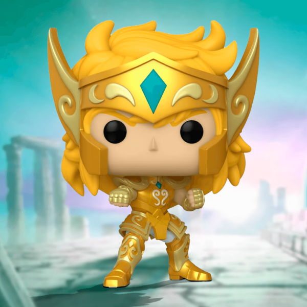 Funko Pop Aquarius Hyoga Cavaleiros do Zodiaco background