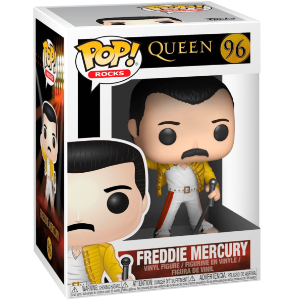 Funko Pop Freddie Mercury na Caixa