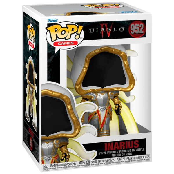 Funko Pop Inarius Diablo IV 952 na caixa