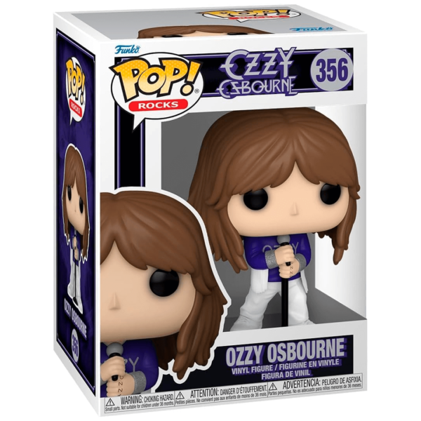 Funko Pop Ozzy Osbourne 356 na caixa