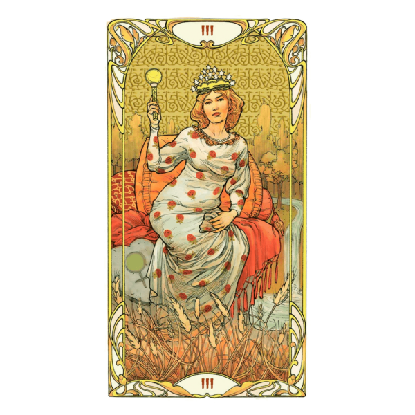 Tarot Golden Art Nouveau Carta III