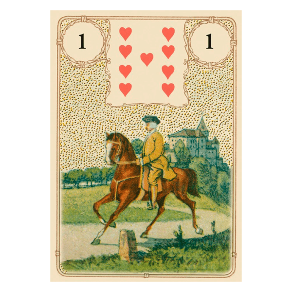 Tarot Golden Lenormand Oracle Carta 1