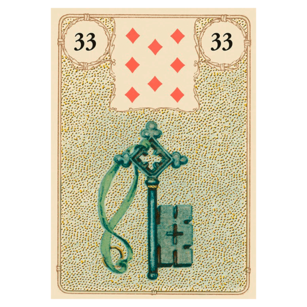 Tarot Golden Lenormand Oracle Carta 33