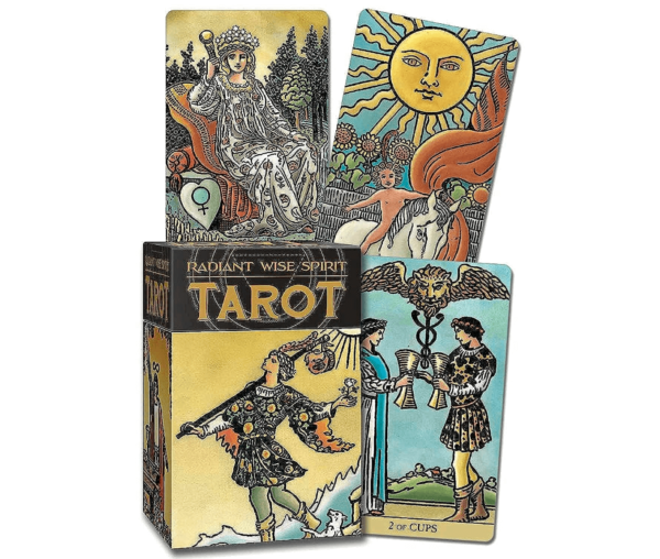 Radiant Tarot cartas e caixa