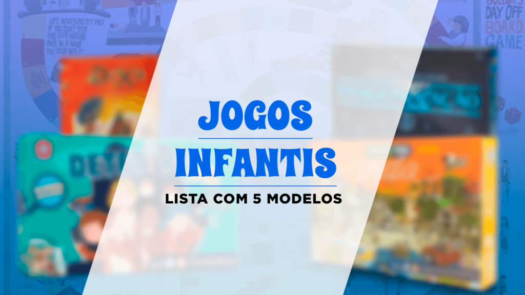 lista com 5 jogos infantis