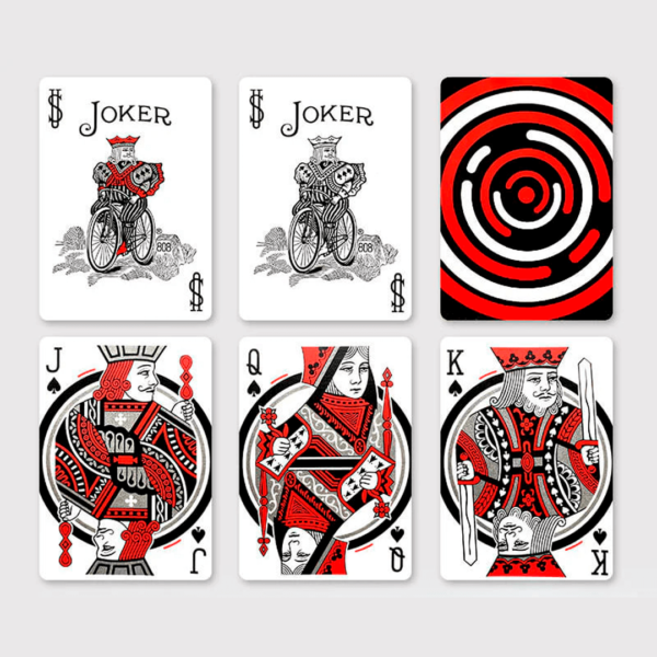 Baralho Bicycle Hypnosis V3 cartas e backcard