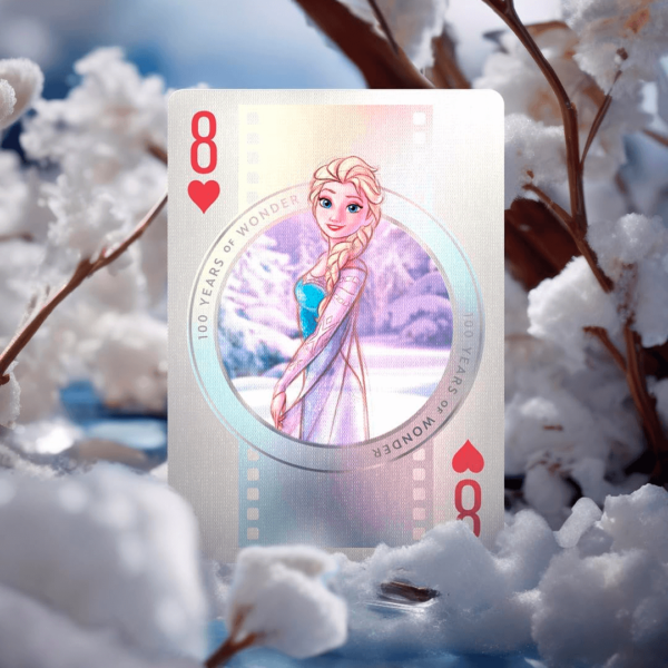 Baralho Bicycle Disney 100 Anniversary Frozen 8