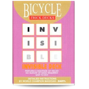 Baralho Bicycle Invisible Deck