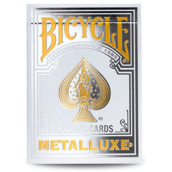 Baralho Bicycle Metalluxe Silver