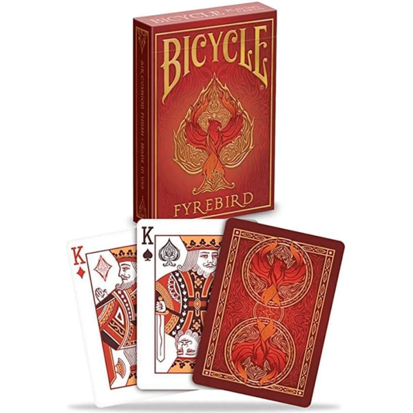 Bicycle Fyrebird caixa e cartas