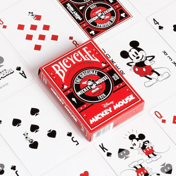 Bicycle Mickey Mouse Red cartas