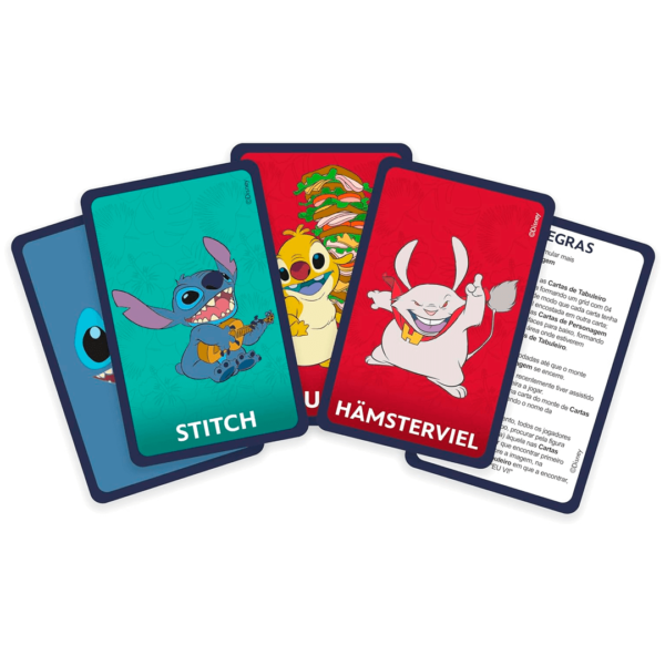 Eu vi! Stitch jogo copag cartas