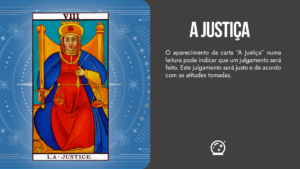 Tarot - a justiça quem é