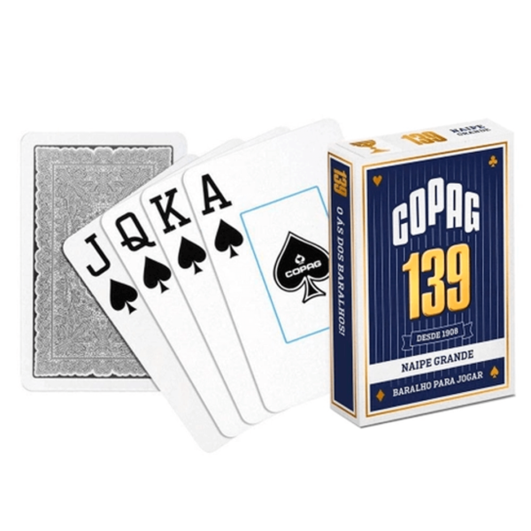 baralho copag 139 azul backcard