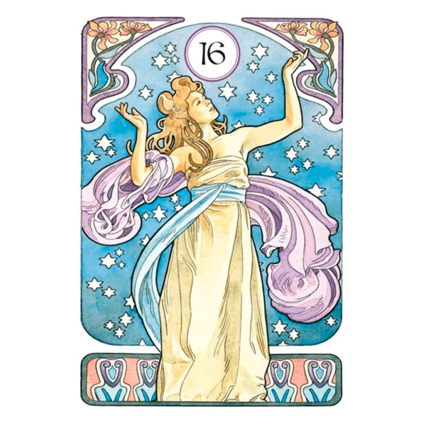 Art Nouveau Lenormand carta 16