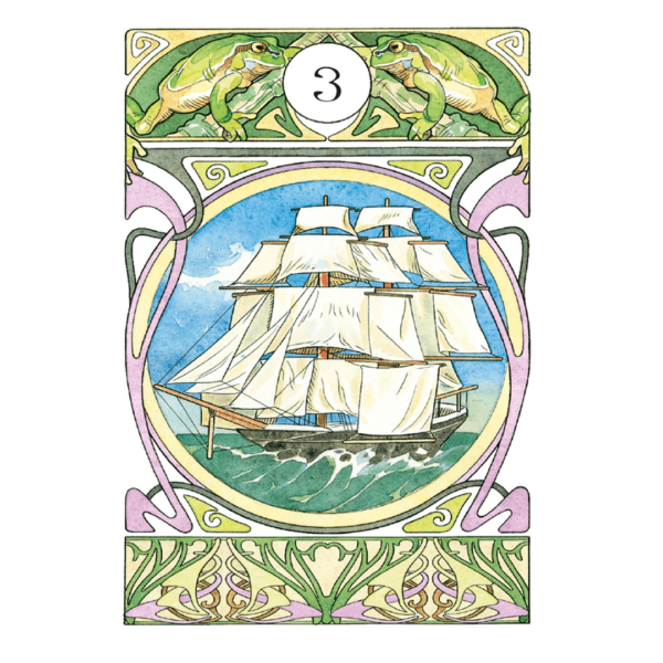 Art Nouveau Lenormand carta 3