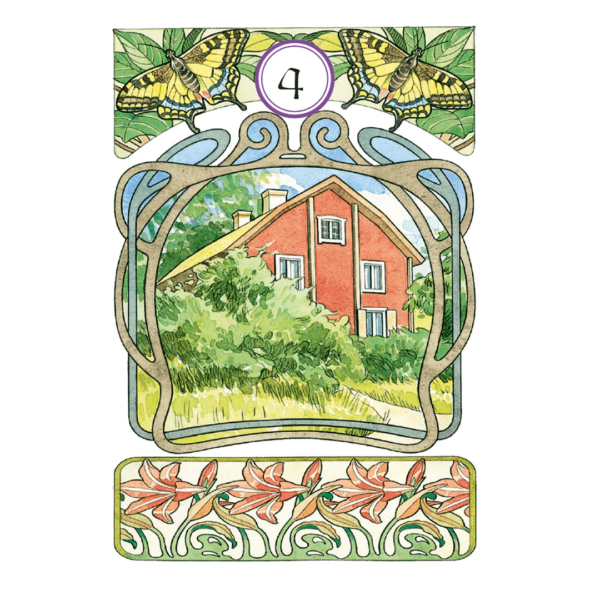 Art Nouveau Lenormand carta 4