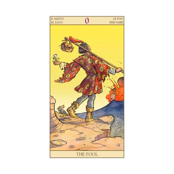 Carta The Fool Tarot of the new vision 0