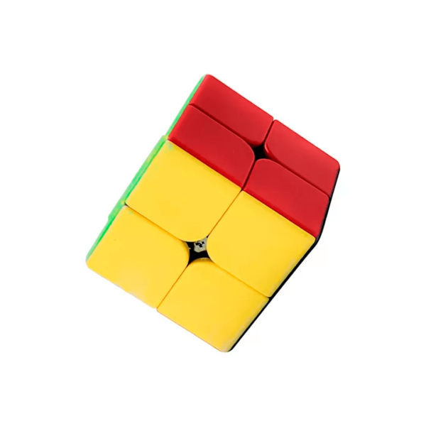 Cubo 2x2 Moyu amarelo e vermelho