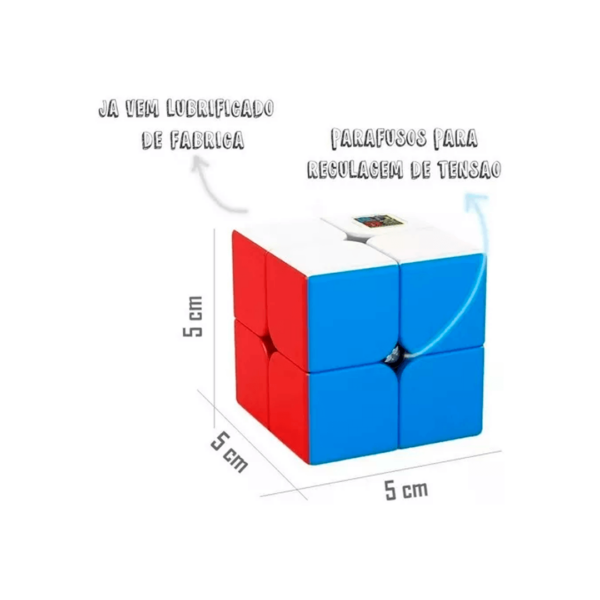 Cubo 2x2 Moyu medidas