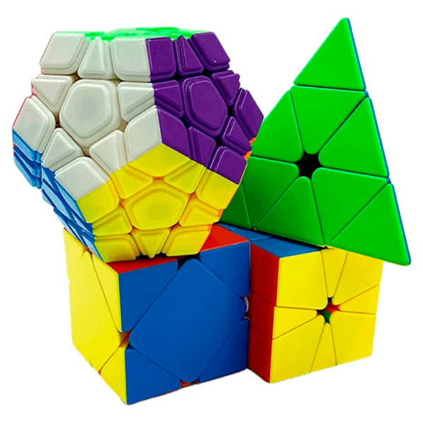 Kit Profissinal Cubo Mágico Moyu Pyramid, Skewb, Megaminx, Square-1 modelos