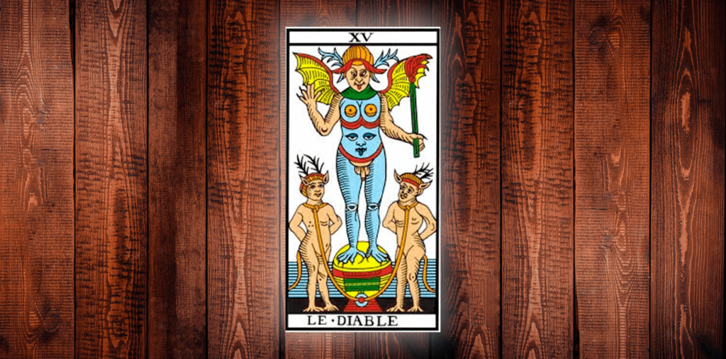 Carta “O Diabo” no tarot de Marselha