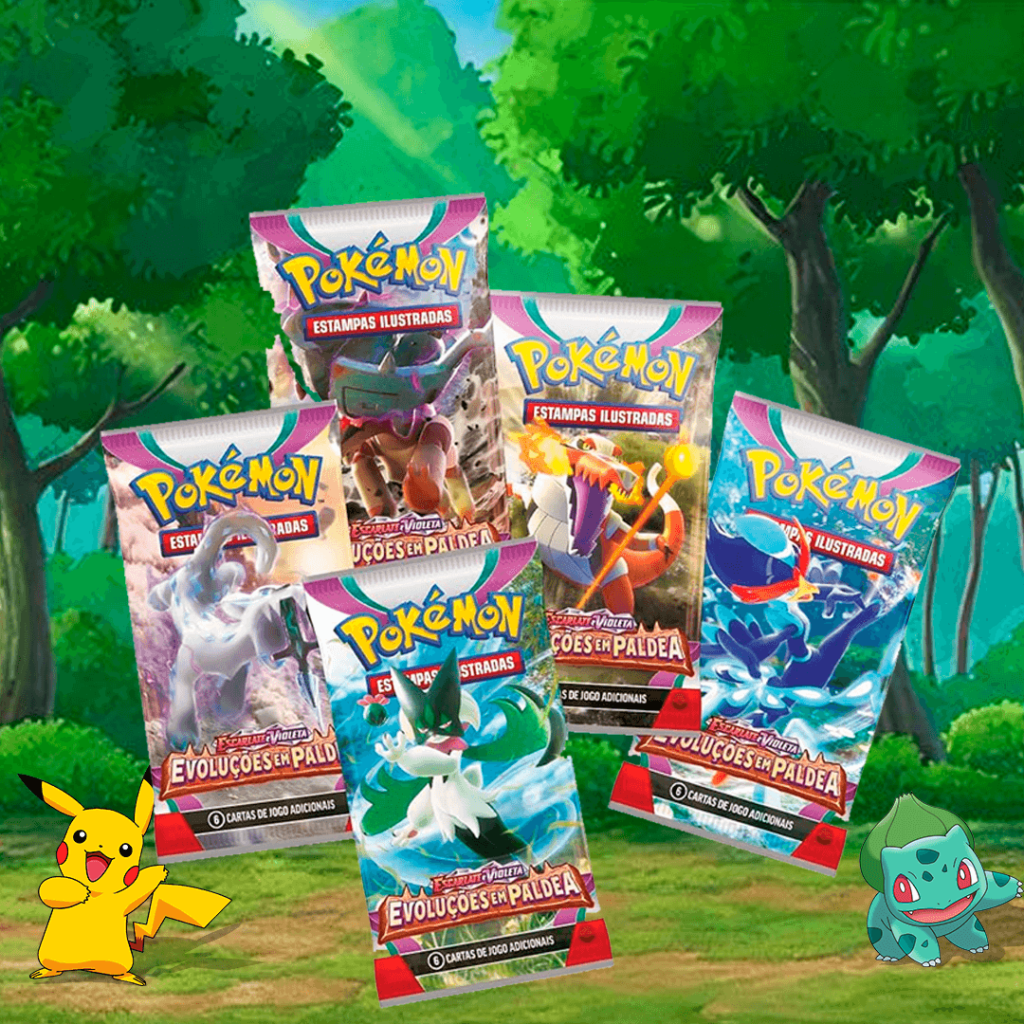 Pokémon TCG Distribuição Pacote Booster