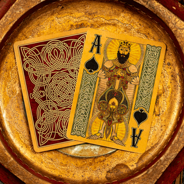 Baralho Arthurian Kings Wild carta As e backcard