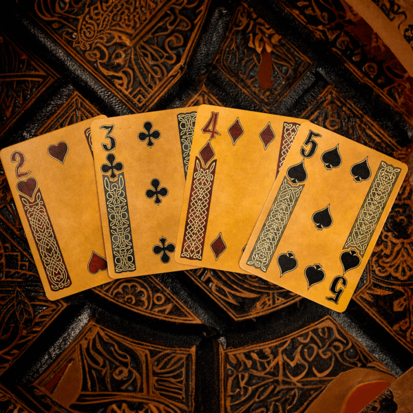 Baralho Arthurian Kings Wild cartas numeros