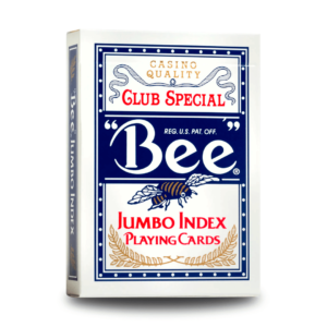 Baralho Bee Jumbo Index Azul