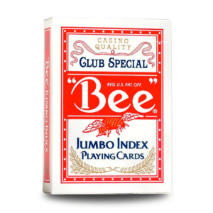 Baralho Bee Jumbo Index vermelho