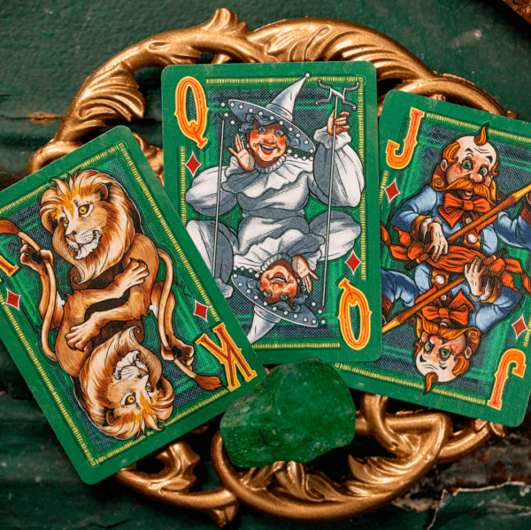 Baralho Wizard of Oz Kings Wild cartas corte ouros